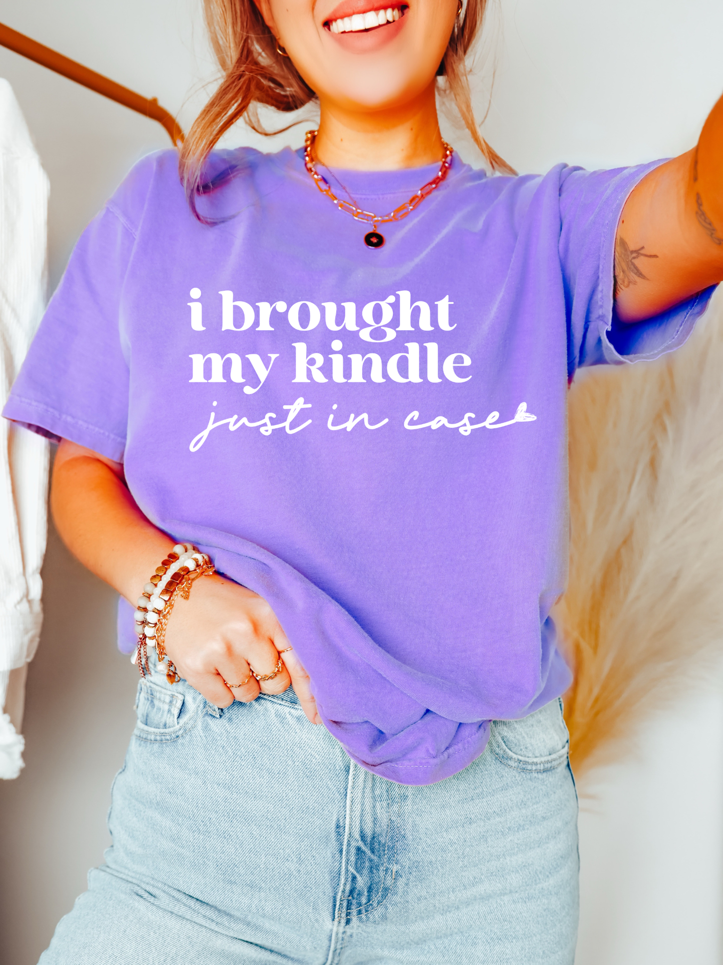 I Brought My Kindle Graphic Tee