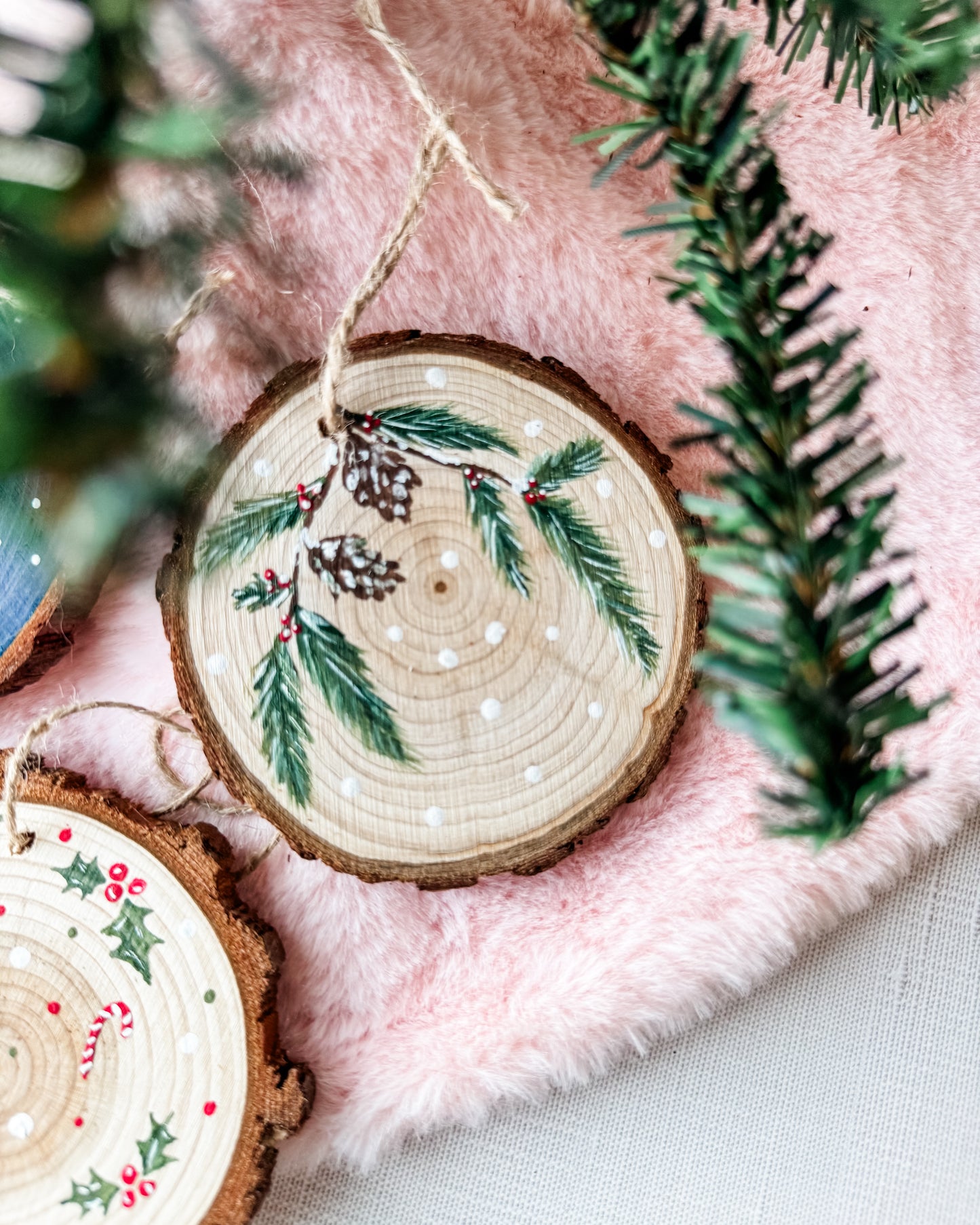 Wooden Slice Ornaments