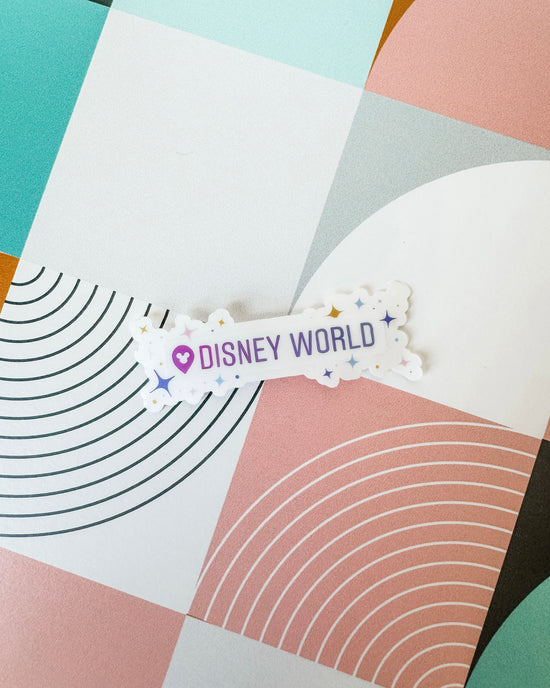 Disney World Location Sticker