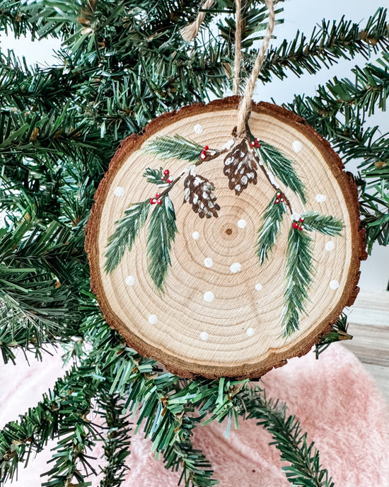 Wooden Slice Ornaments