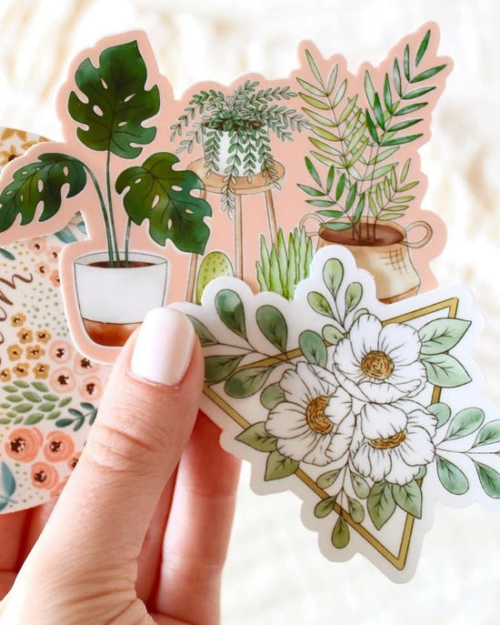 Elegant Blooms Sticker