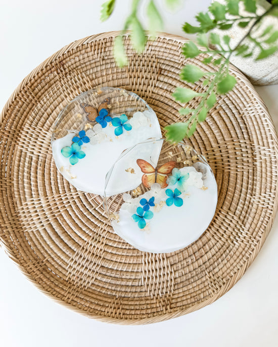 Sweet Spring Coasters - Blue