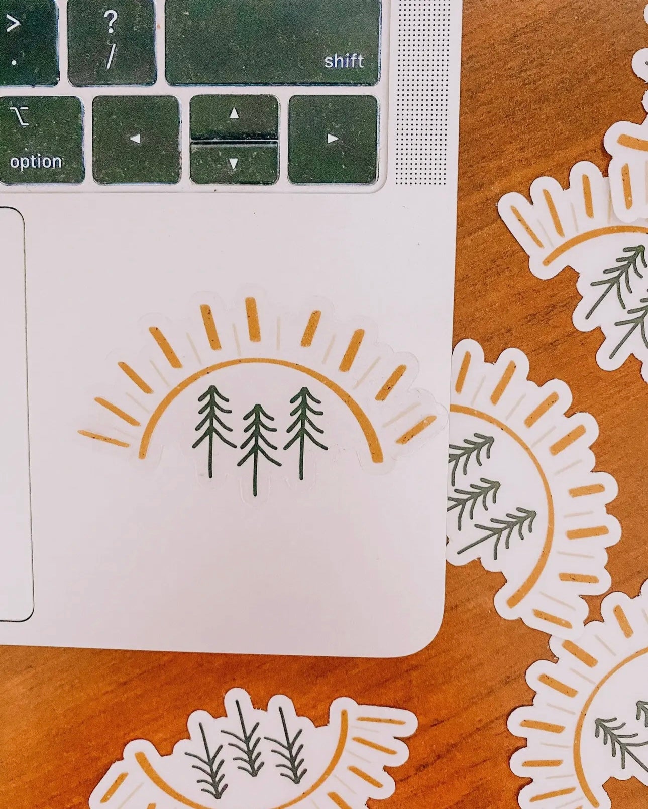 Sunrise Forest Sticker