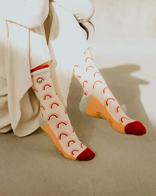Rainbow Crew Socks
