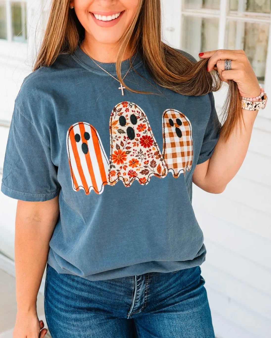Boho Ghost Graphic Tee (Pre-Order)