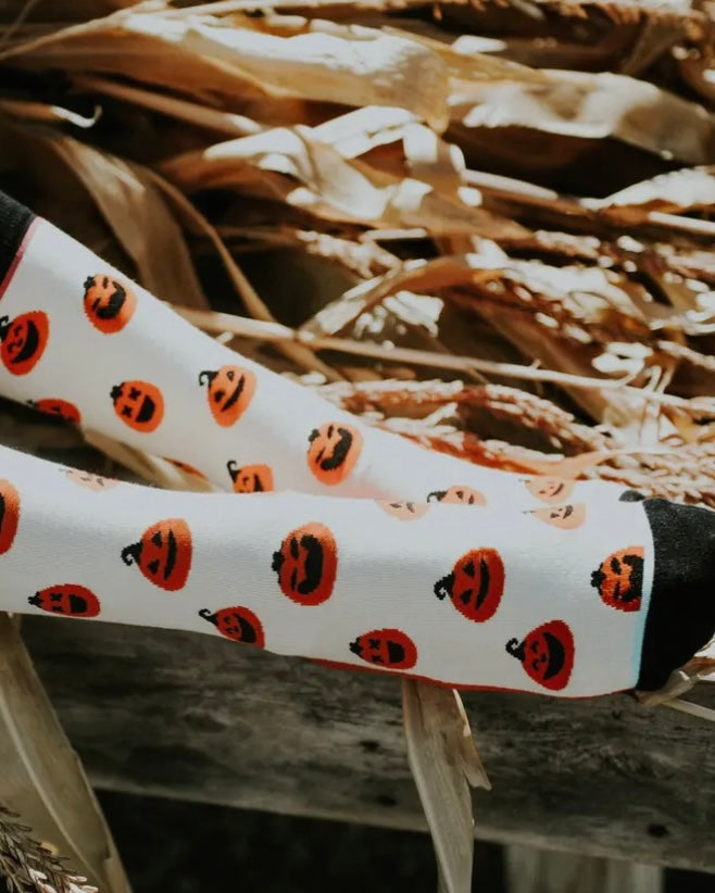 Pumpkin Patch Crew Socks
