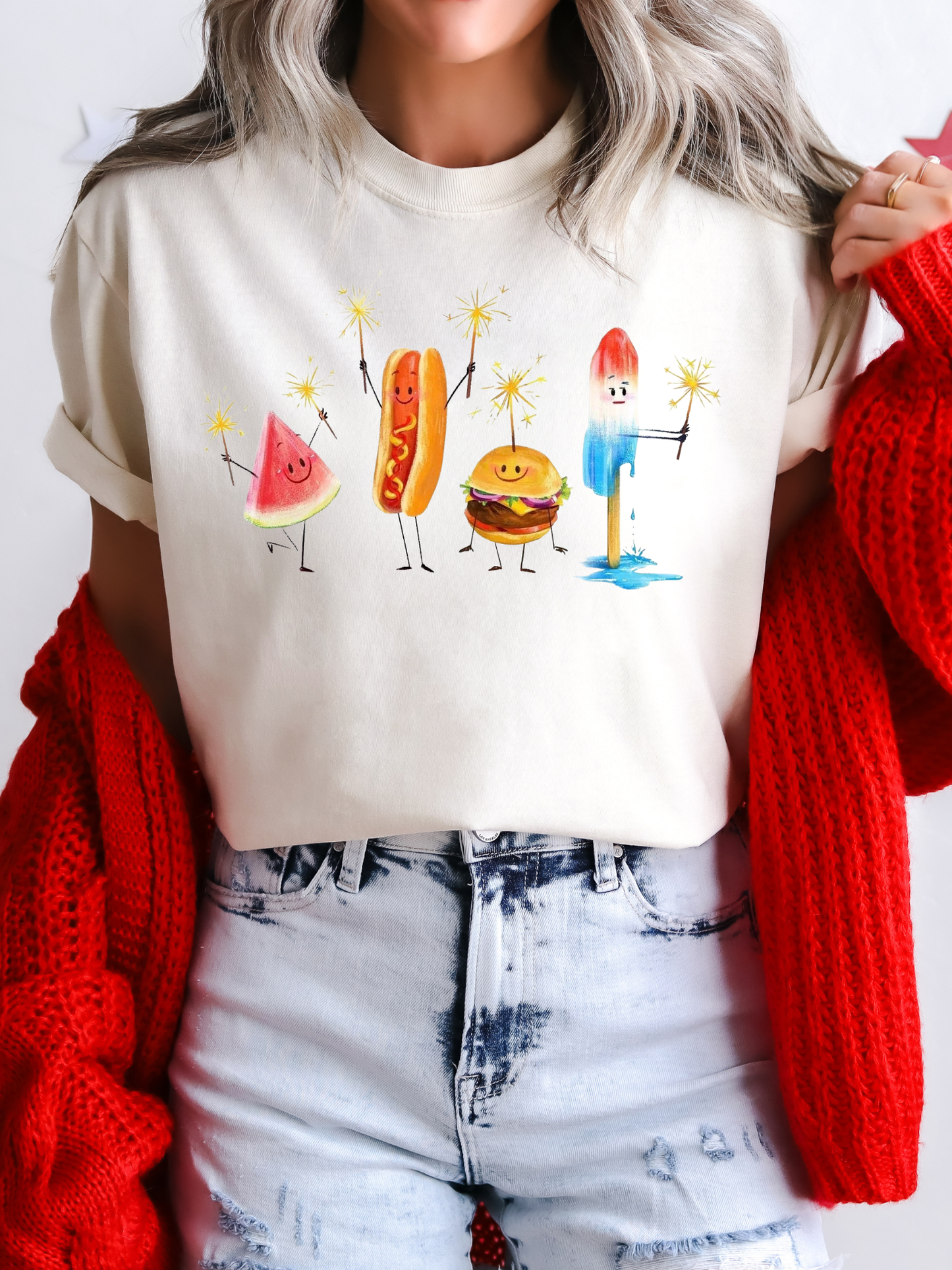 Sparkler + Snacks Graphic Tee