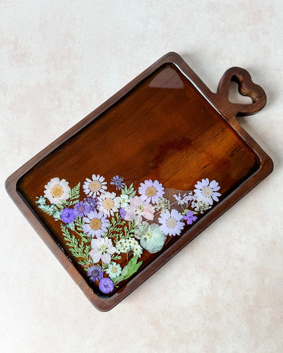 Sweet Blooms Resin Tray