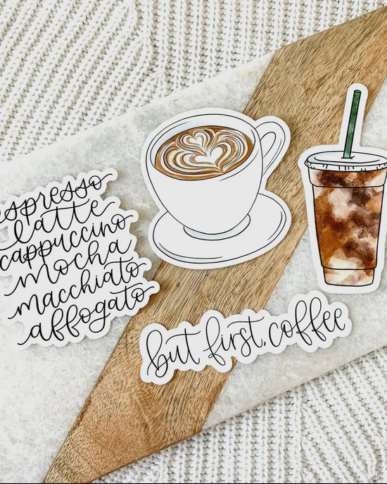 Coffee Menu Sticker