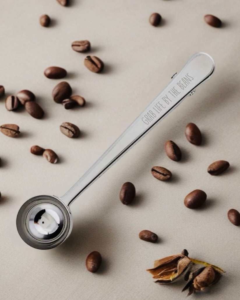 Grab LIfe by the Beans Coffee Scopp