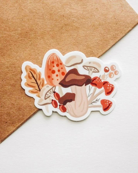 Woodland Mushroom Sticker