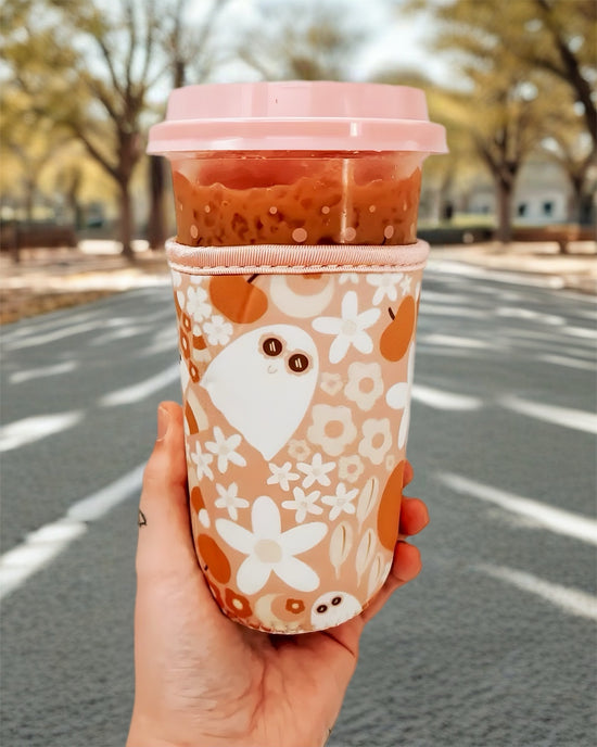 Floral Ghost Drink Sleeve