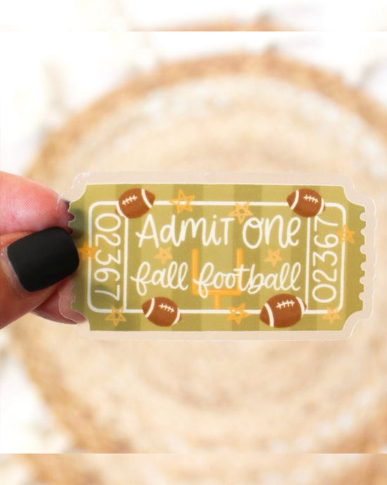 Fall Football Sticker