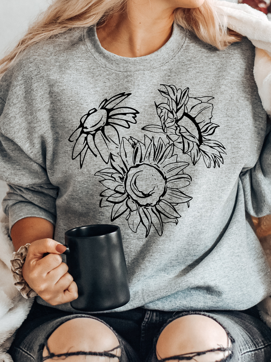 Sunflower Trio Crewneck