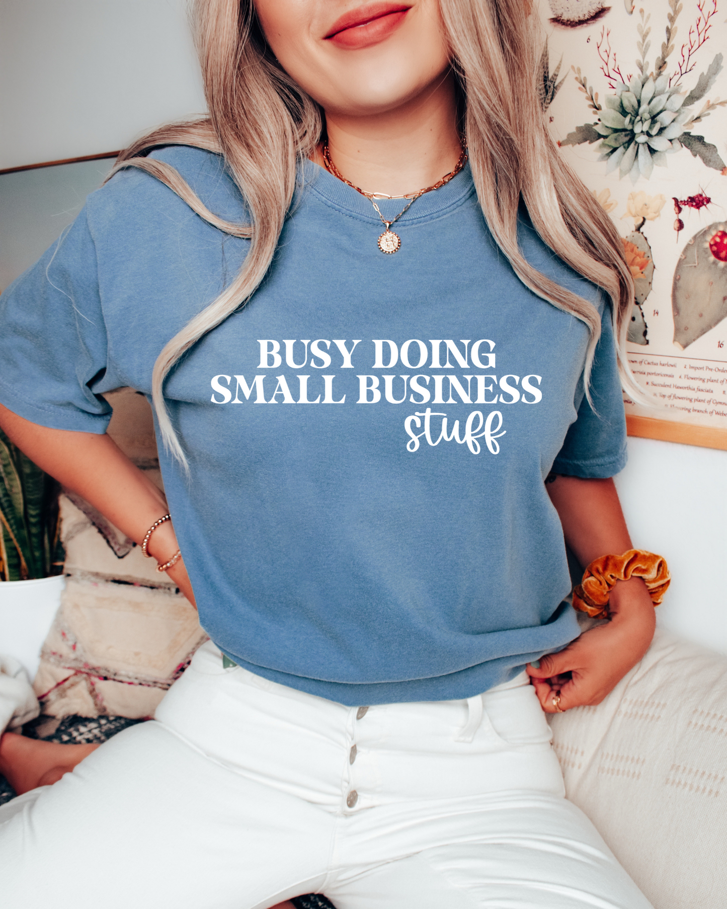Busy Doing Small Business Stuff Graphic Tee