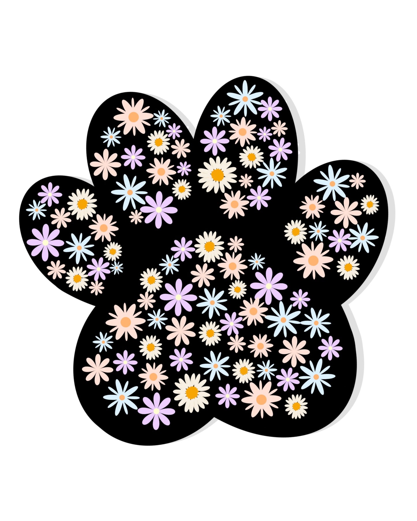 Blooming Paw Sticker