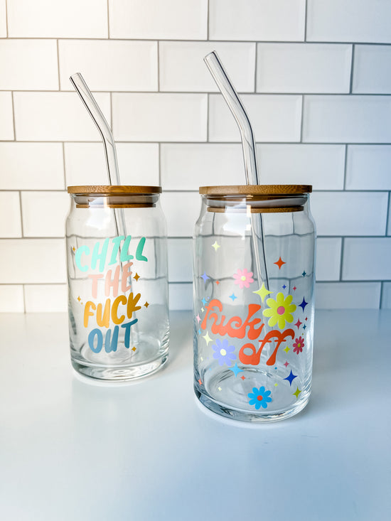 Fuck Off Can Glass