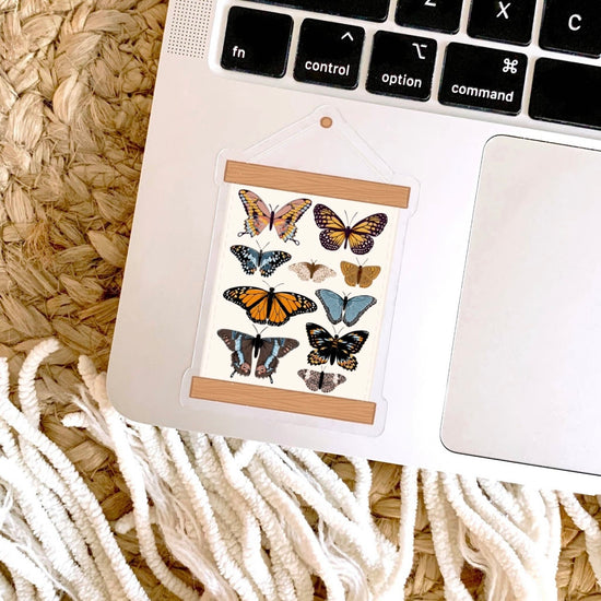 Butterfly Banner Sticker