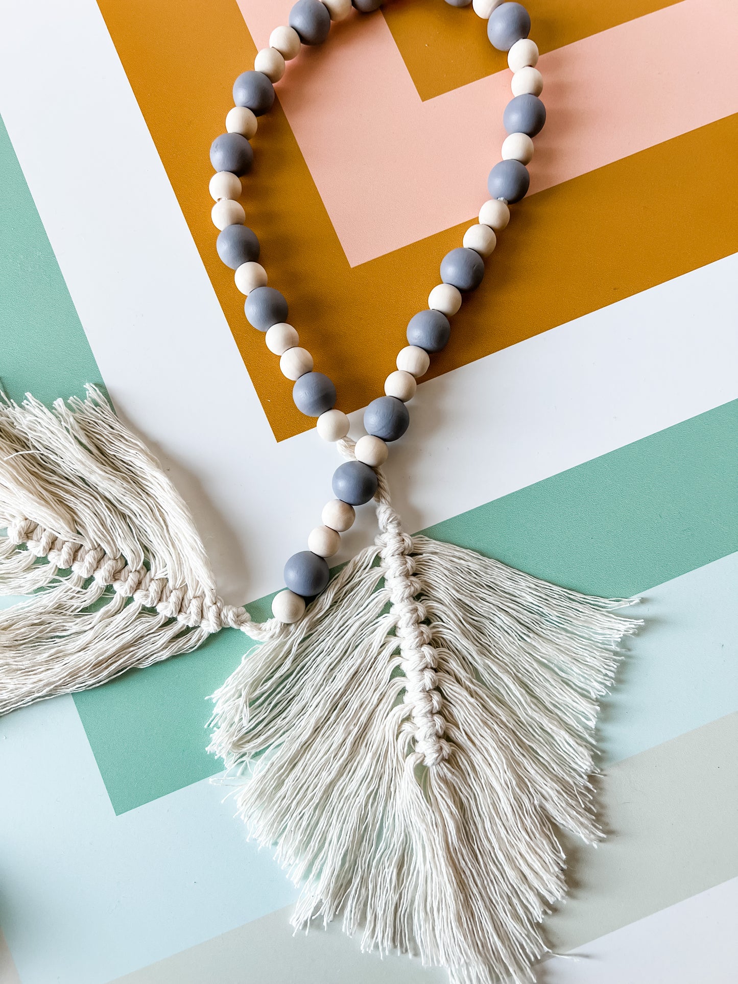 Boho Feather Decor Beads